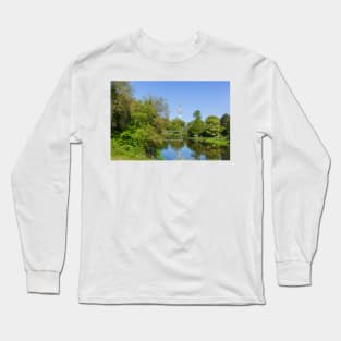 Park, Planten un Blomen, Hamburg, Germany., Parkteich, Telemichel, TV tower, telecommunications tower Long Sleeve T-Shirt